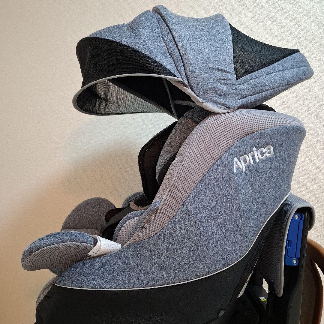 【美品】Aprica クルリラ AC ネイビー NV フットステップ付き