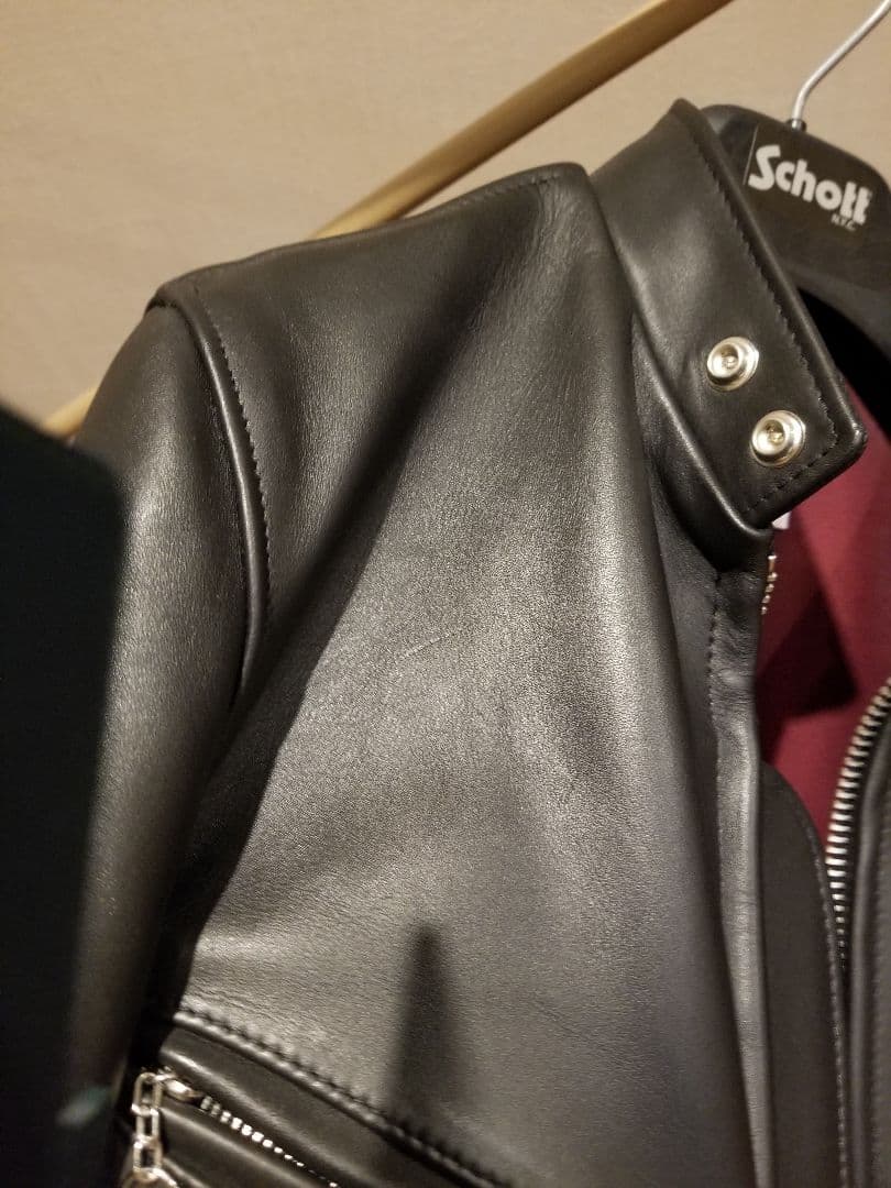 超★美品！Schott　641xx 32　シングルライダース　黒　牛革