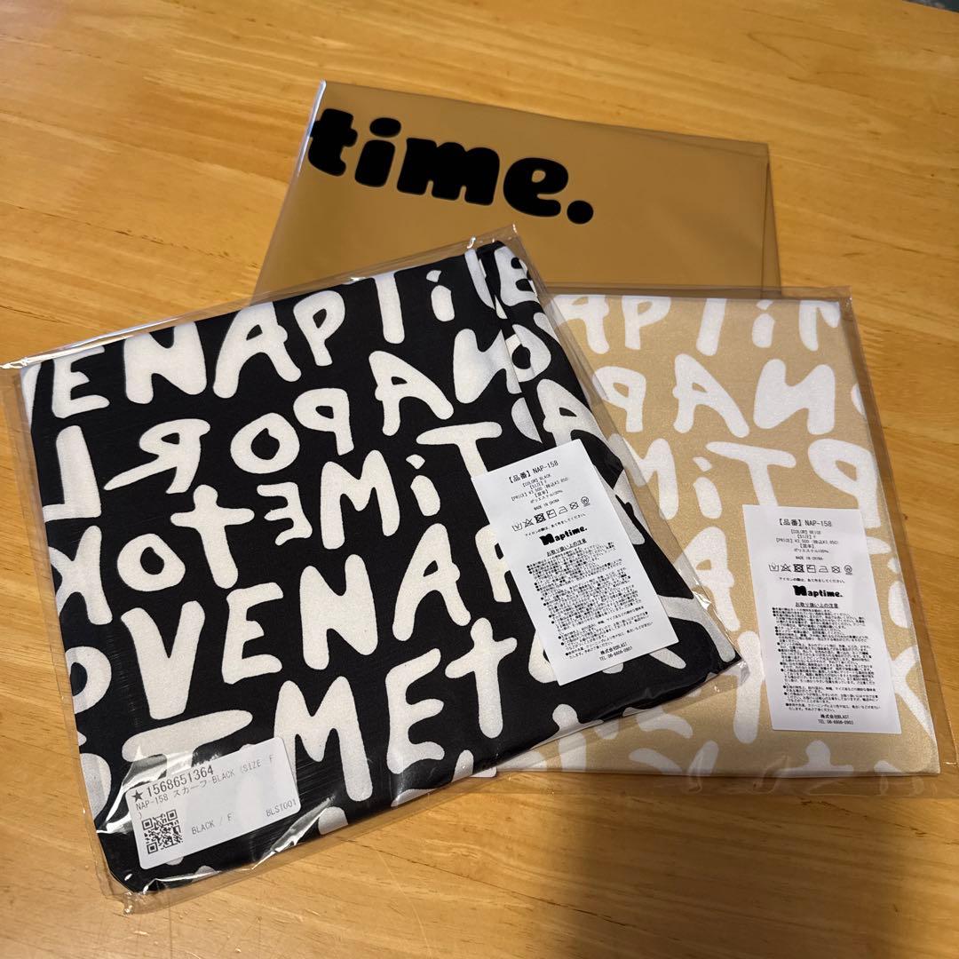 Nissy nap timeスカーフ2色 ショップバック付き