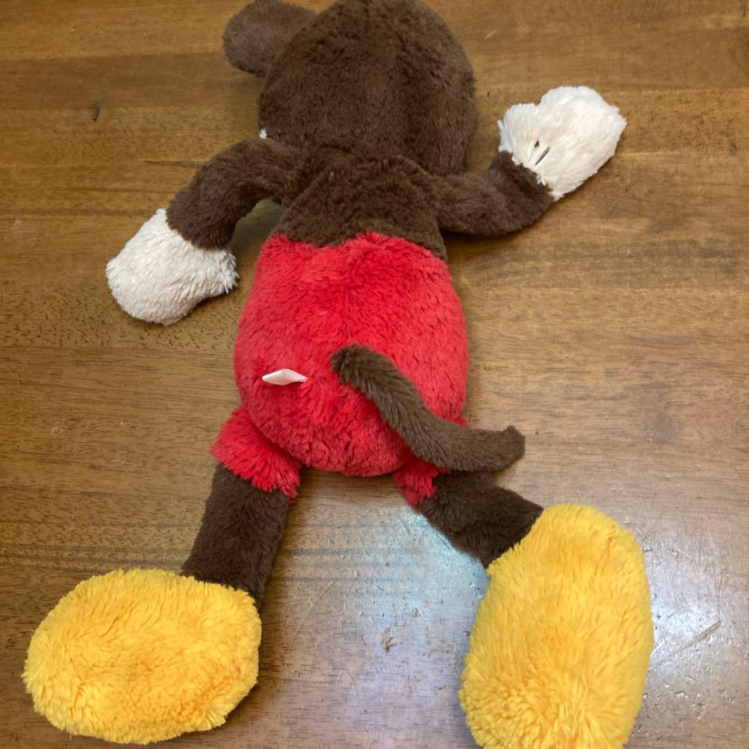 TーARTS ミッキーマウス　ぬいぐるみ　モフモフ　茶系　可愛い　50cm