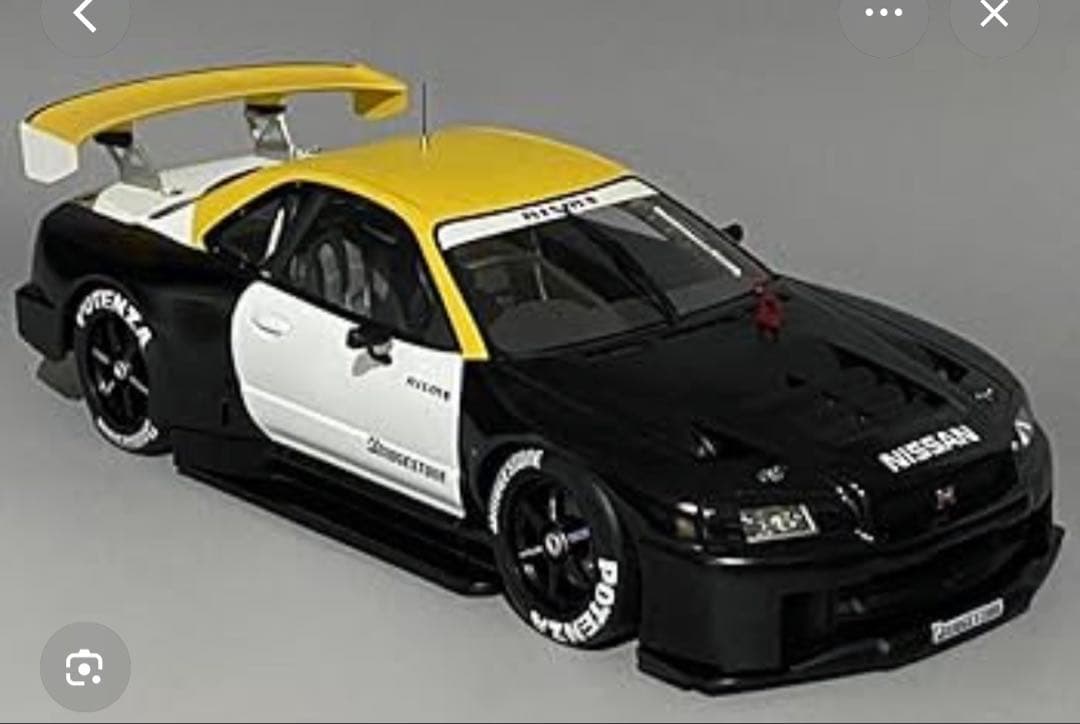 ミニカー AUTOart 1/18 GT-R R34 2001 JGTC 2001