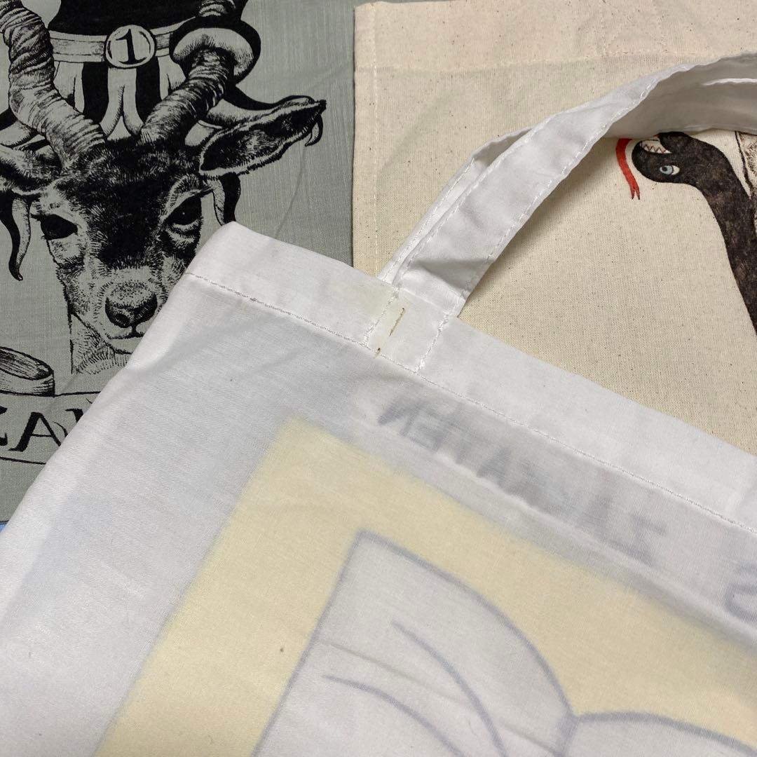 ヒグチユウコ 直筆サイン イラスト 複製画 ほんやのねこ・おみやげ　バッグ