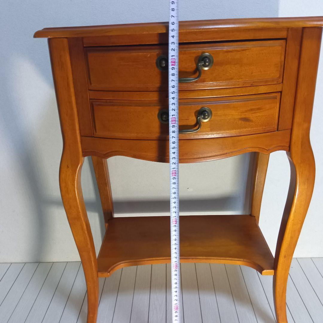 アンティーク調 猫脚 チェスト サイドテーブル コンソール 花台 電話台