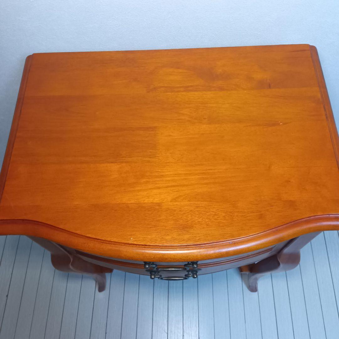 アンティーク調 猫脚 チェスト サイドテーブル コンソール 花台 電話台