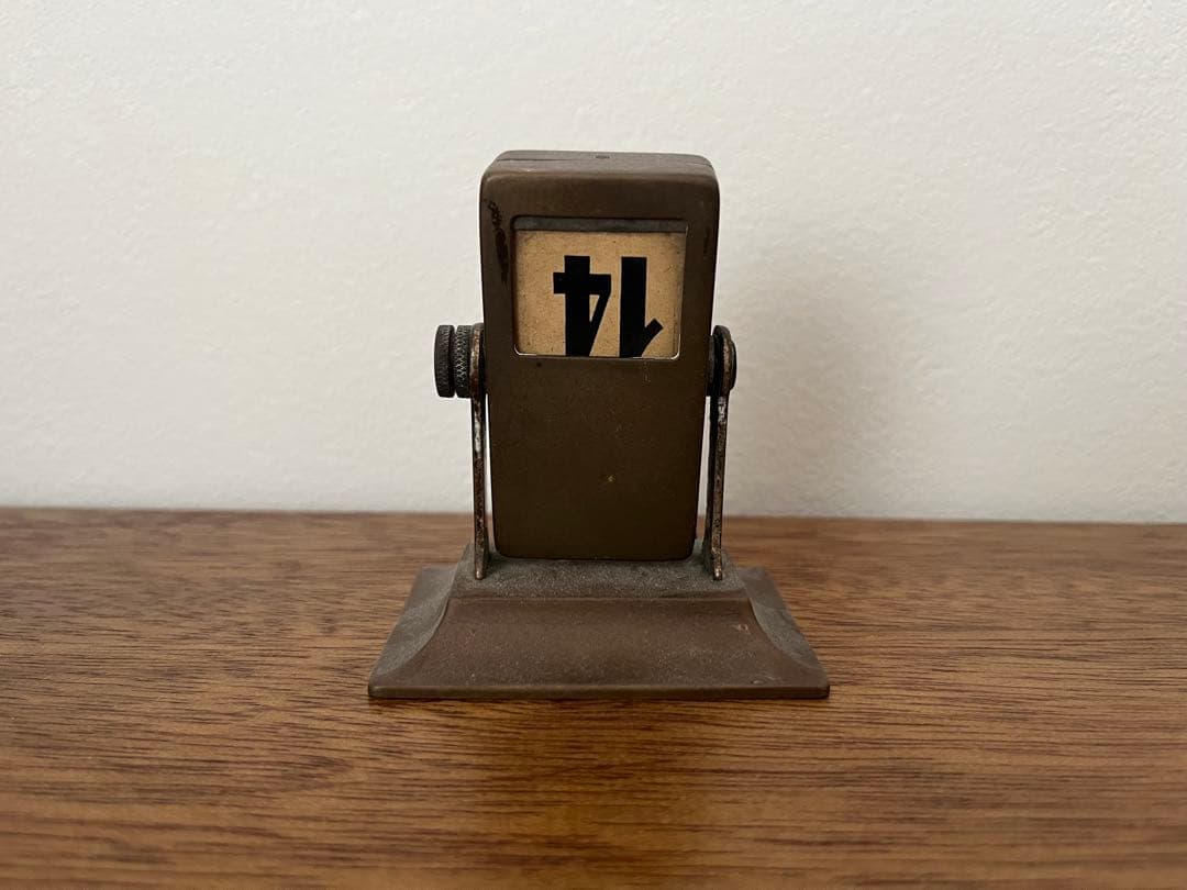 万年カレンダー 卓上 パタパタカレンダー　アンティーク