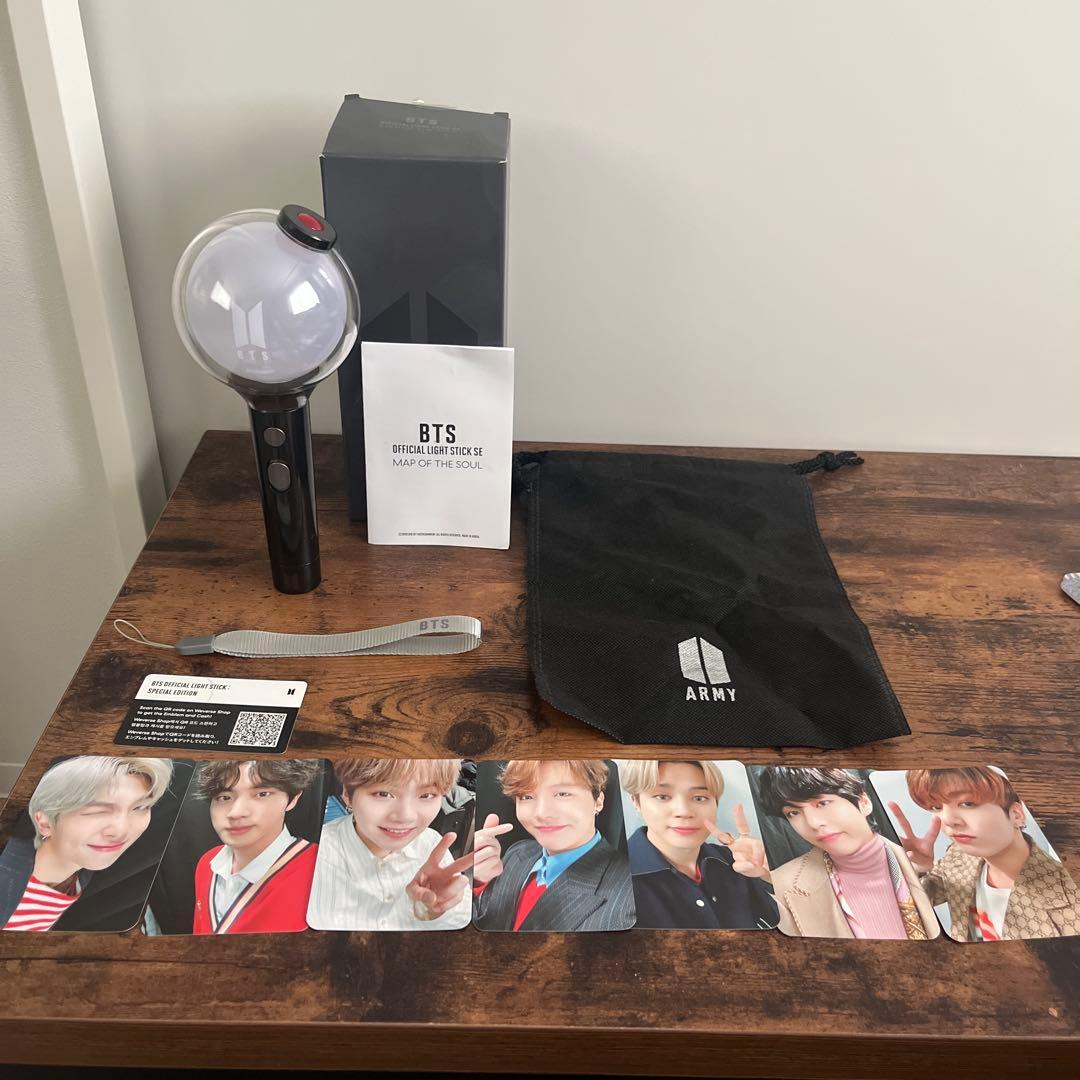 BTS ペンライトmap of the soulフォトカード付き