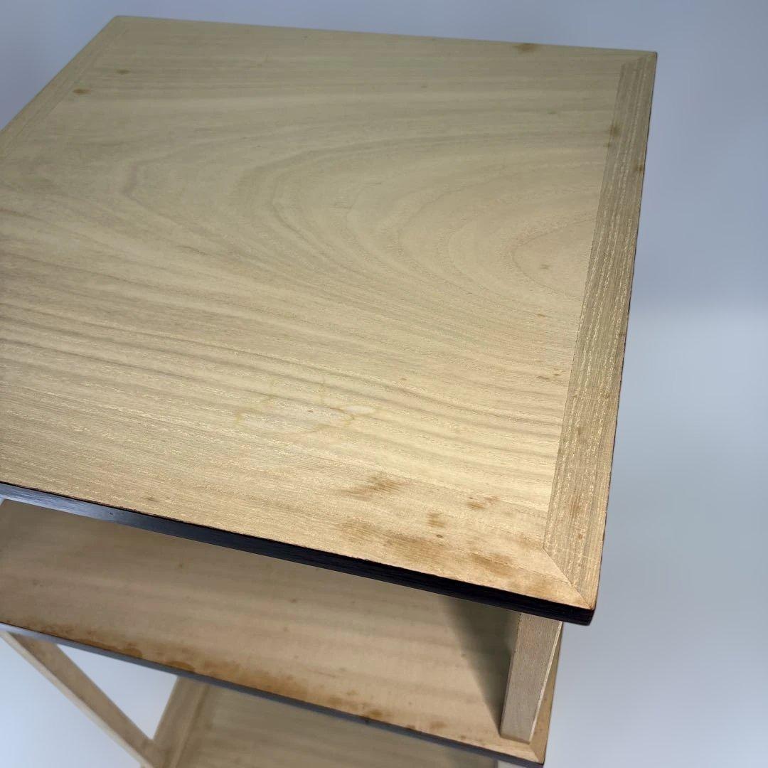 【中古品】而妙斎好 壺々透 二重棚 （紙箱）組立式USED〈税込•送料込〉