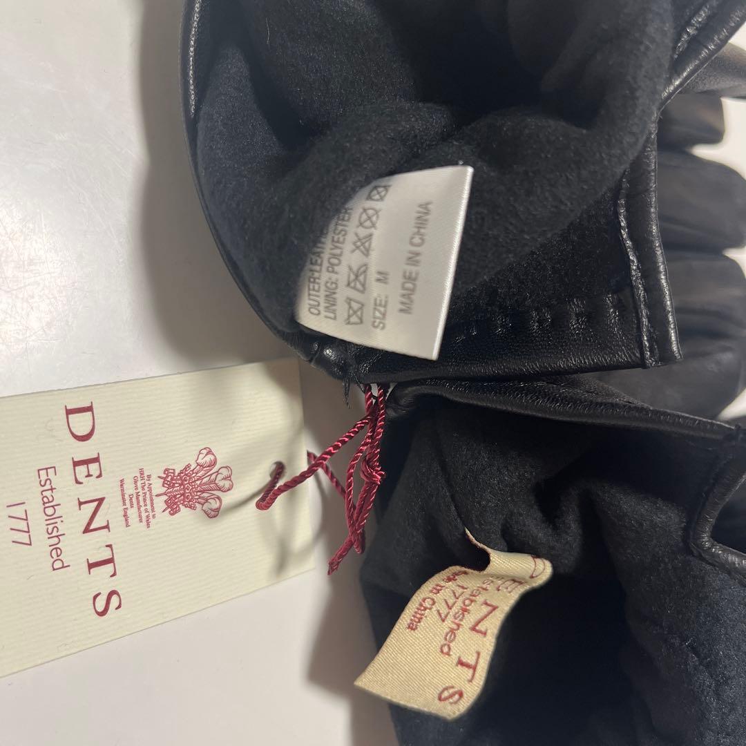 美品⭐️DENTS スマートフォンタッチ対応　ブラック手袋　デンツ手袋