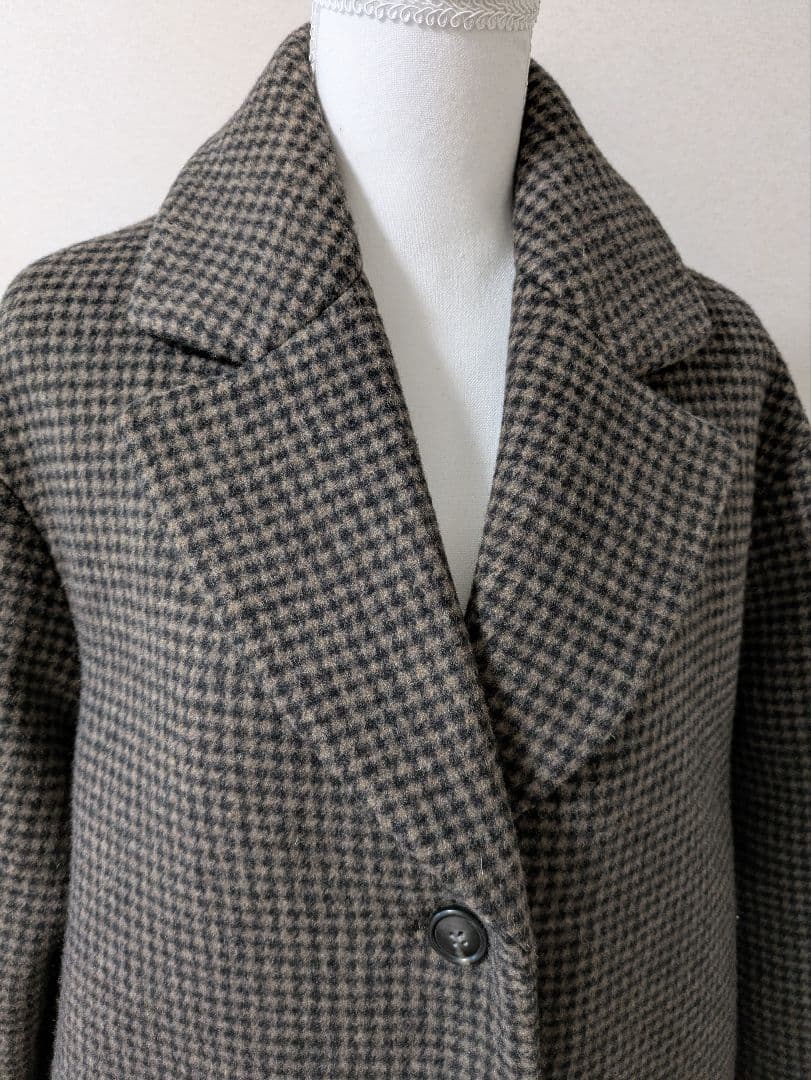 A.P.C ☆グレンチェック柄 チェスターコート