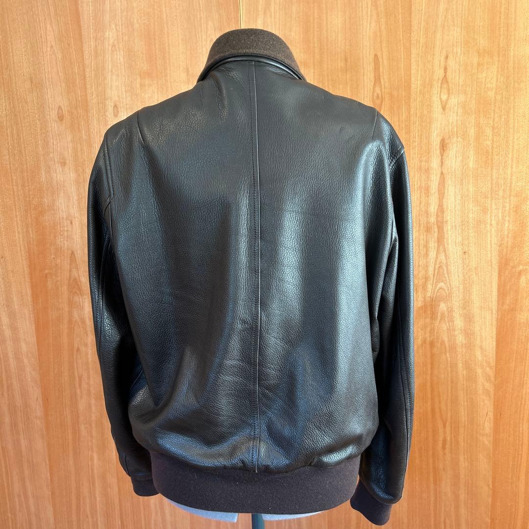 Loro Piana 鹿革レザー×カシミア　リバーシブルジャケット　メンズM