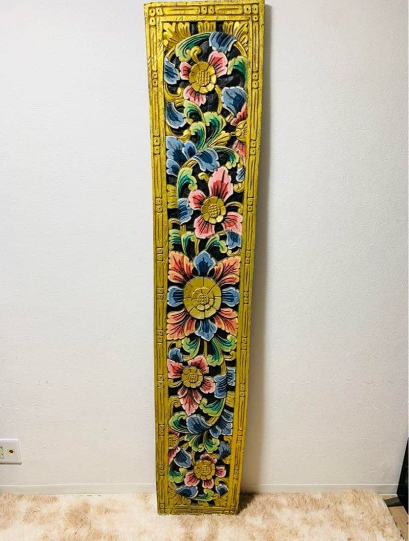 K*l様 超大型 木彫レリーフ　アンティーク家具　バリ　アジアン家具　インテリア