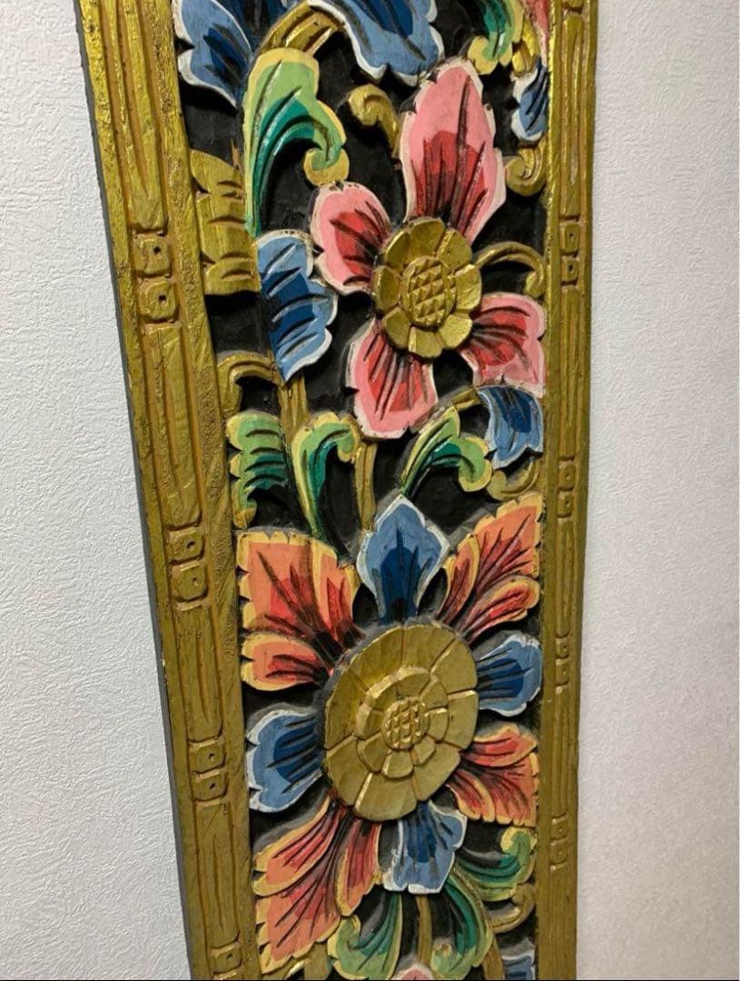 K*l様 超大型 木彫レリーフ　アンティーク家具　バリ　アジアン家具　インテリア