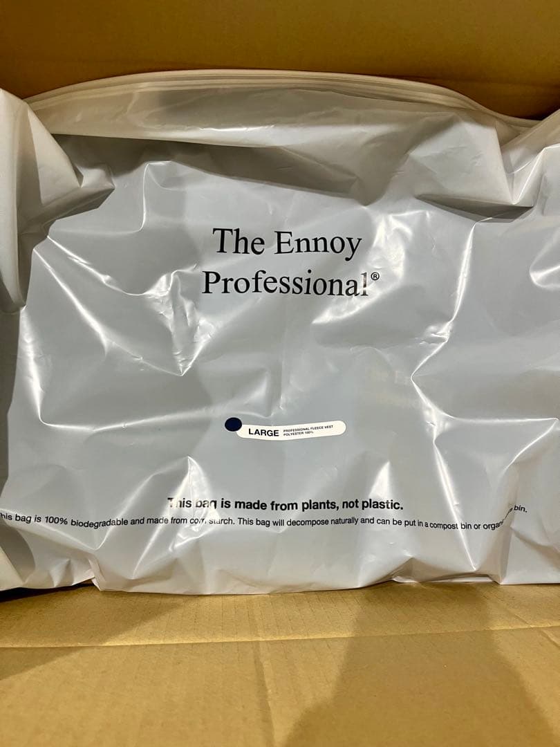 ENNOY PROFESSIONAL FLEECE VEST NAVY エンノイ