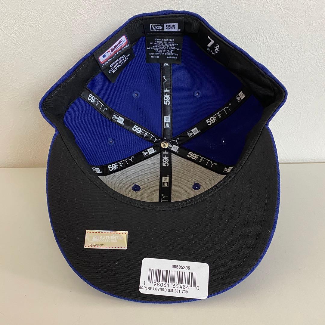 ドジャース ニューエラ ツバ裏ブラック キャップ New Era Cap 3/8