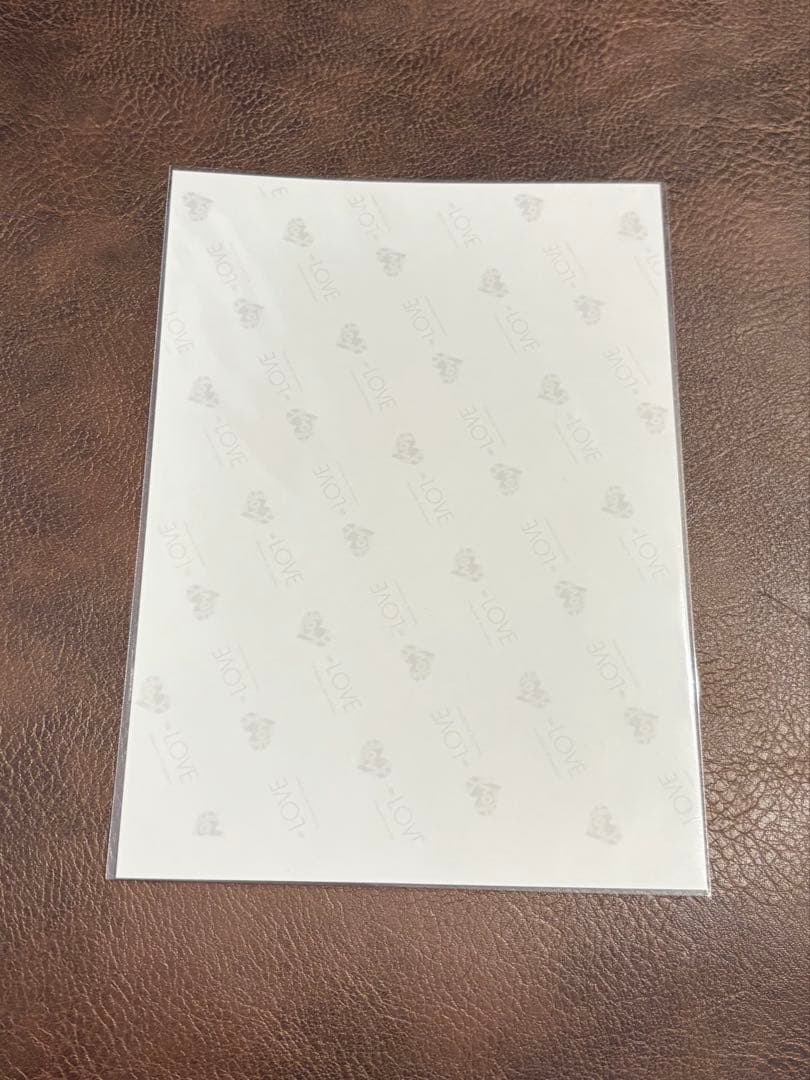 ＝LOVE 野口衣織 直筆　ラブソングに襲われる【ビック生写真】