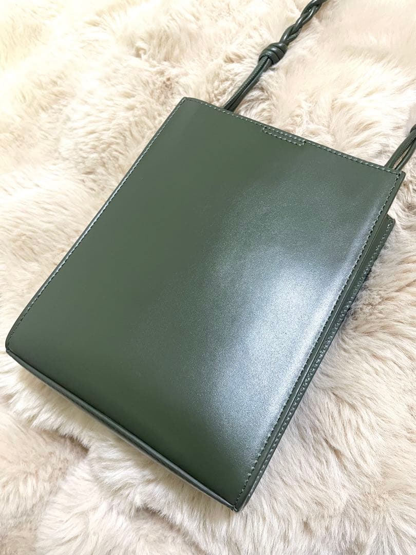 JIL SANDER オリーブグリーン ショルダーバッグ