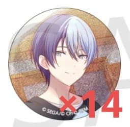 プロセカ 青柳冬弥 グリッター缶バッジ グリ缶 27C