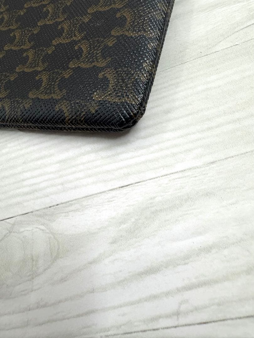 【極美品】CELINE セリーヌ　トリオンフ　ケース　キャンバス