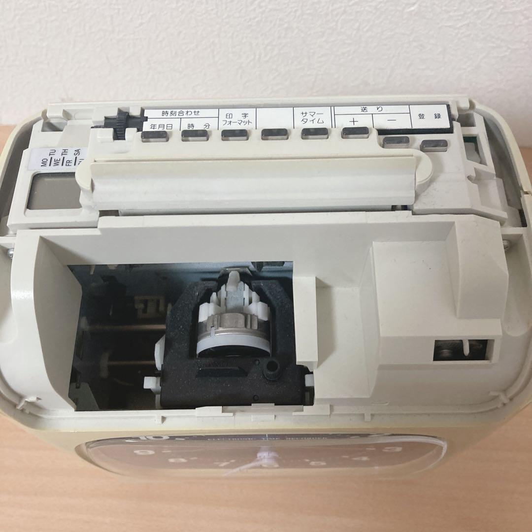 AMANO 電子タイムレコーダー BX 2000 タイムカードラック付