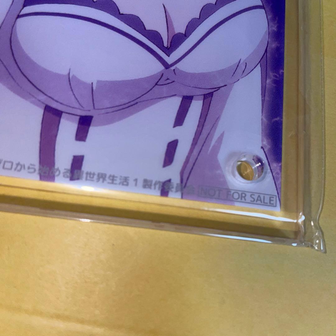 [単品] エミリア、ナツキスバル、レム リゼロ 特典 アクリルプレート