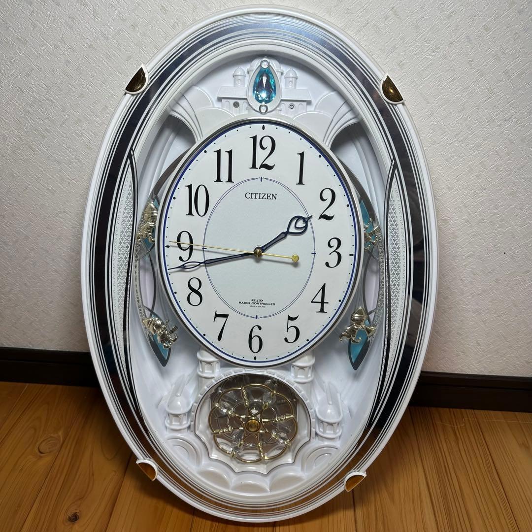 シチズン　4MN484-NT1511G 電波時計