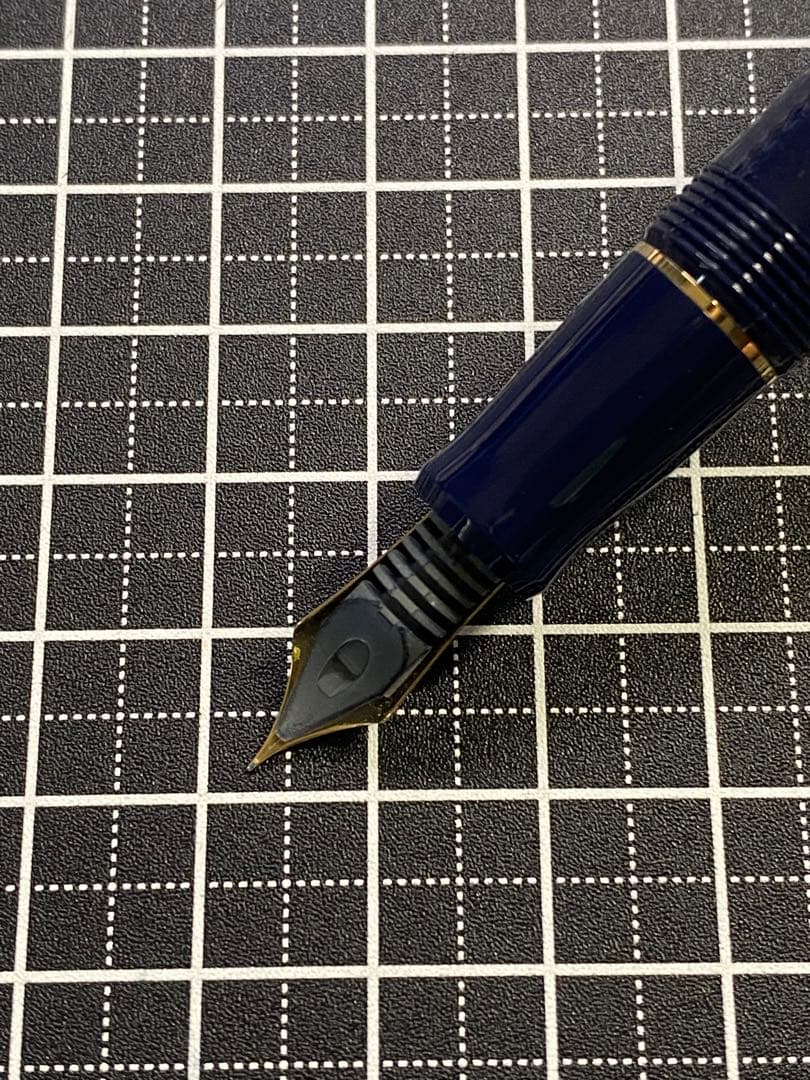 PILOT CUSTOM74 Dark-Blue 網目　万年筆　字幅F