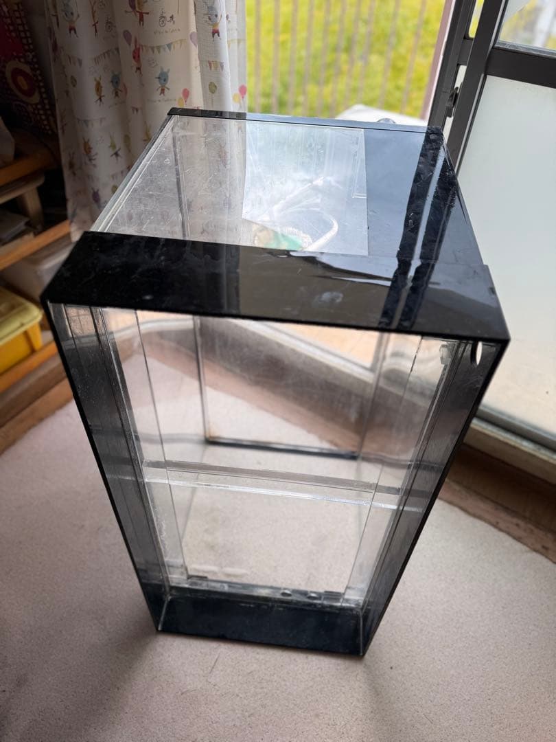 大きめの黒色アクリル水槽　引き取り限定　価格交渉ＯＫ