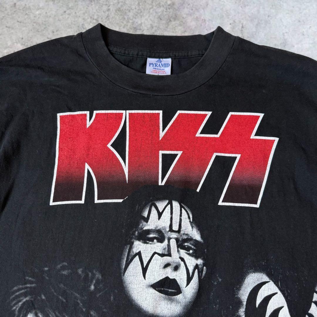 90s ロゼ着用 KISS キス ツアー 両面 Tシャツ バンド