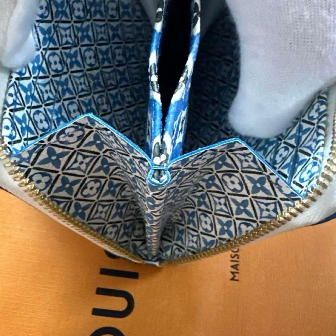 Louis Vuitton ジッピー・パース／バイザプール ブルーホワイト