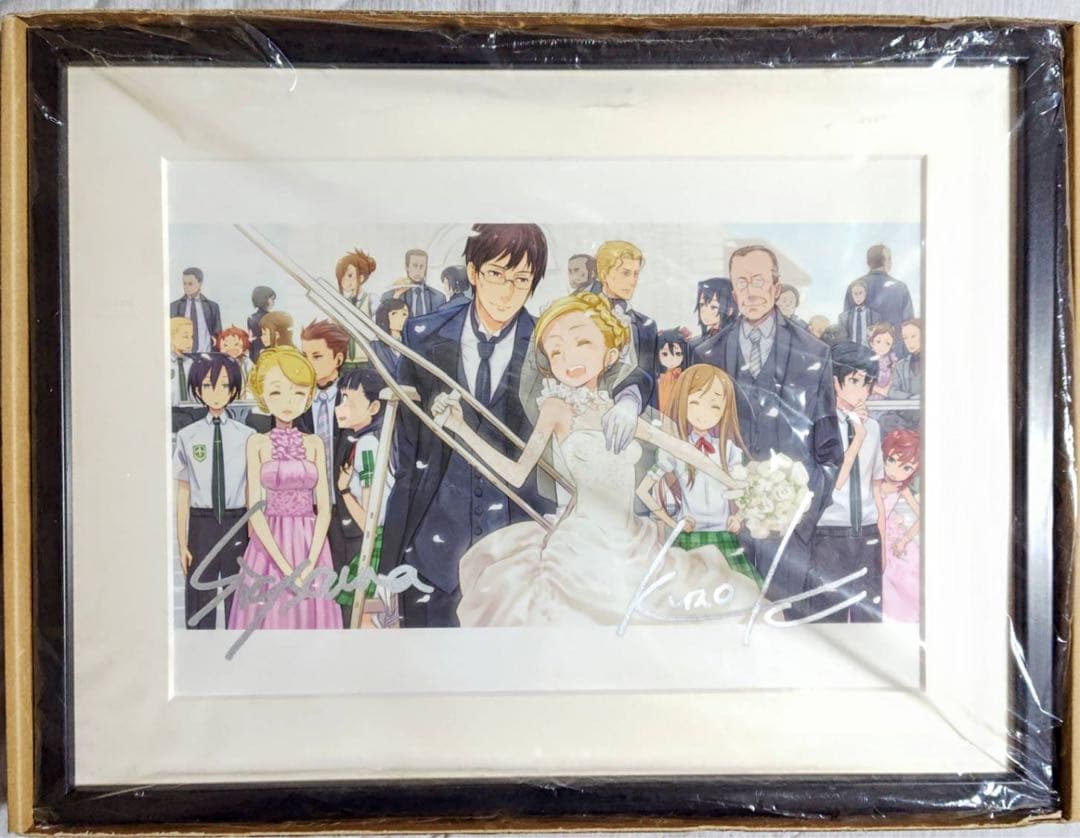 一つの大陸の物語 時雨沢恵一 黒星紅白 直筆サイン入り 複製原画 大電撃文庫展