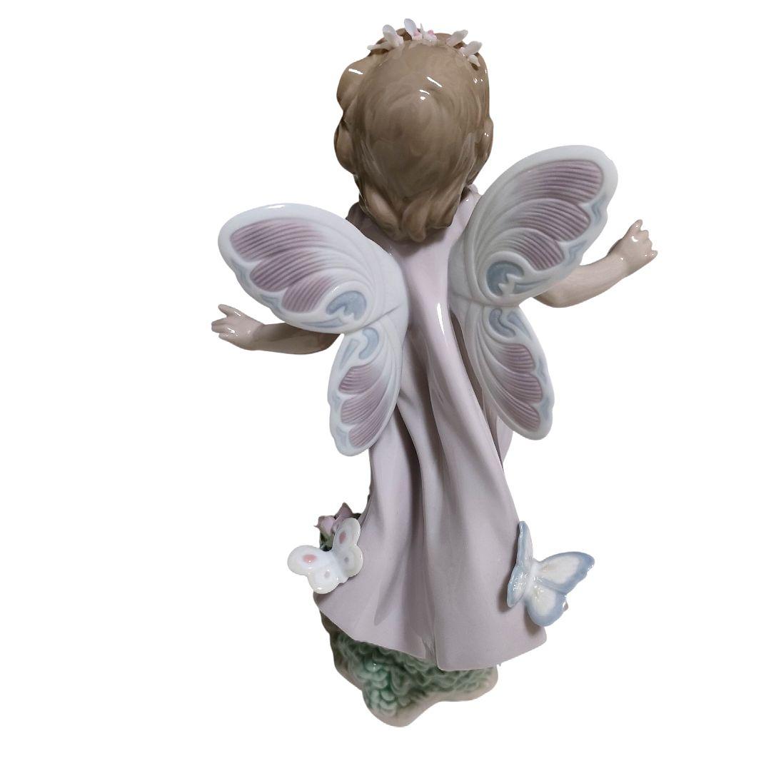 LLADRÓ リヤドロ ♯6875 蝶の妖精 フィギュリン 花 インテリア