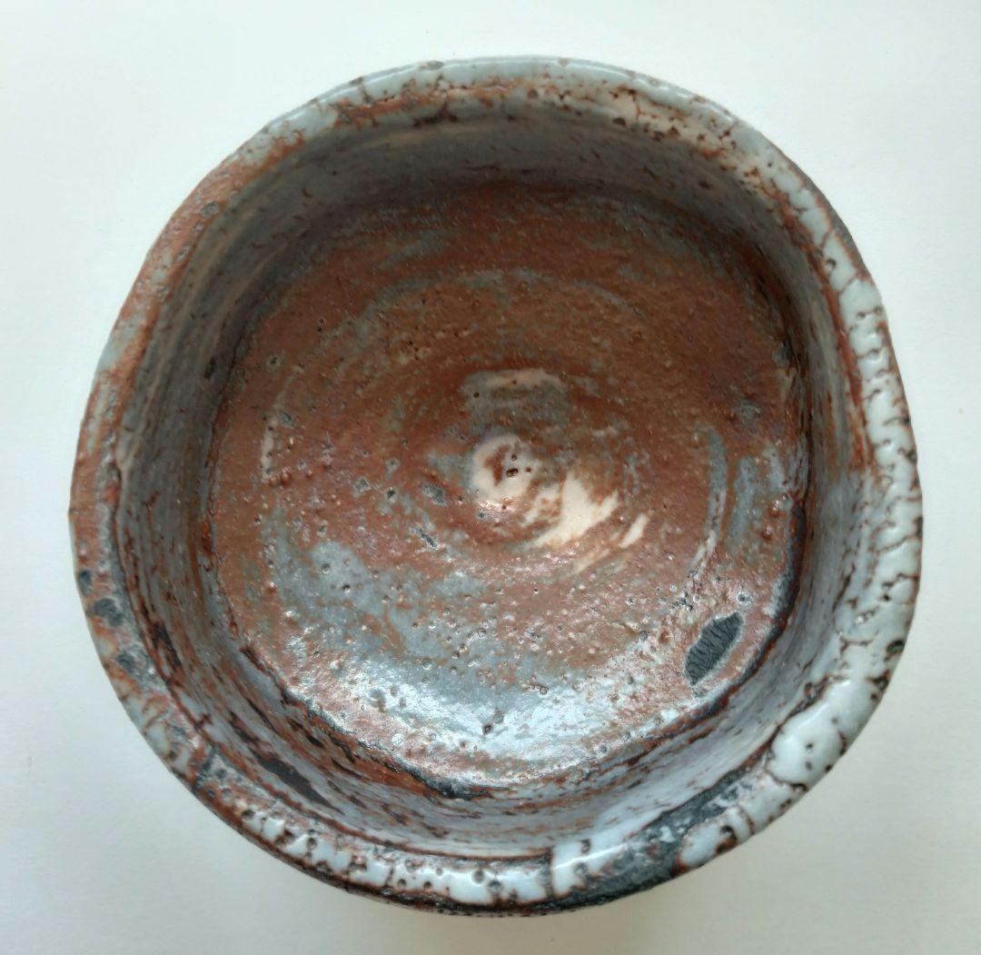加藤健二　陶求庵　鼠志野茶碗　茶道具　抹茶碗