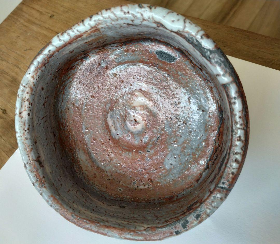 加藤健二　陶求庵　鼠志野茶碗　茶道具　抹茶碗