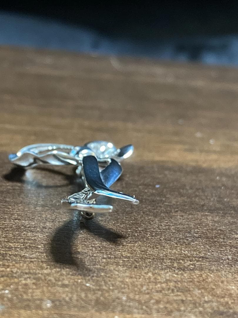 ティファニー リボン ブローチ シルバー 925 1985