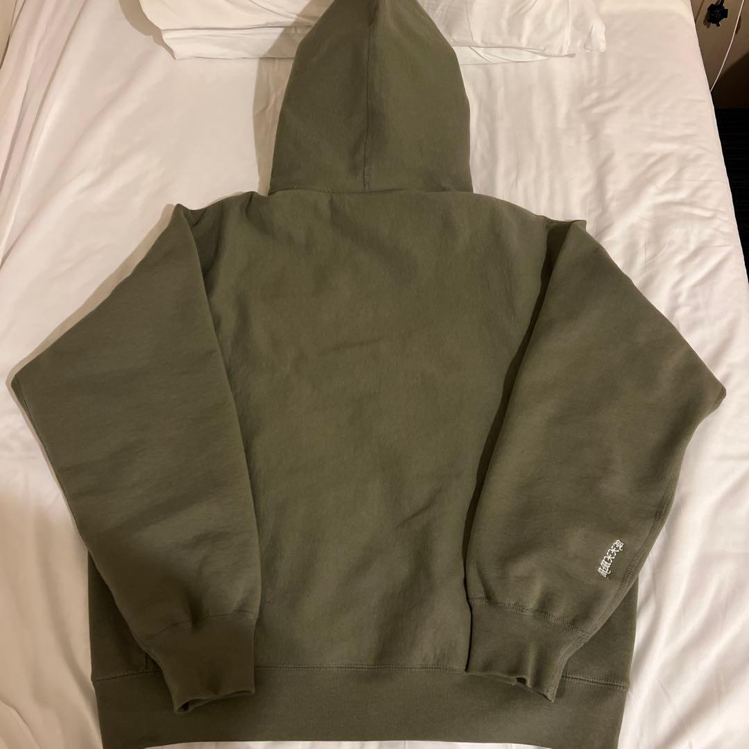 Supreme Box Logo パーカー ライトオリーブ M