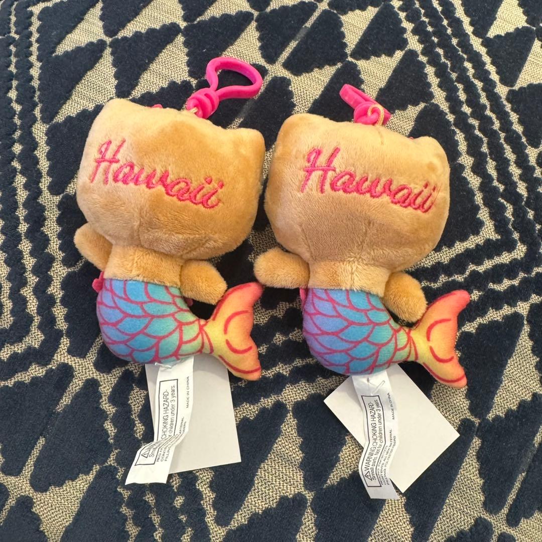 ハローキティ 人魚 マーメイド 日焼けキティ　ハワイ限定 日本未発売 2個セット