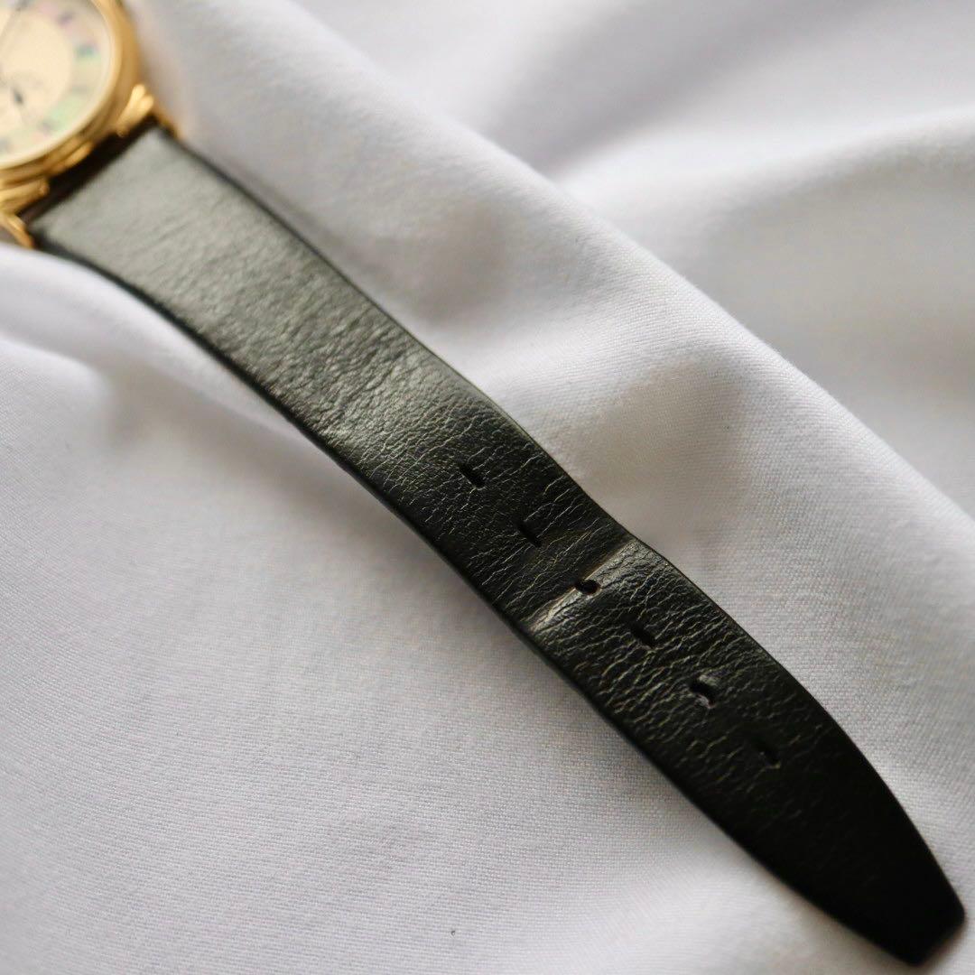 専用 CELINE スモセコ ローマン ゴールド メンズ 腕時計 1385.