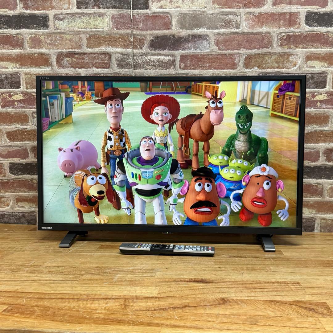 東芝 32V型 液晶テレビ 32V34 REGZA スマートテレビ 動画アプリ○