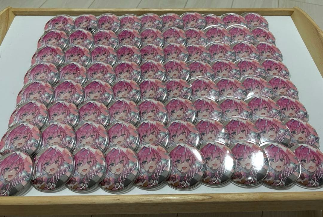 みかさくん バースデー 缶バッジ 80個