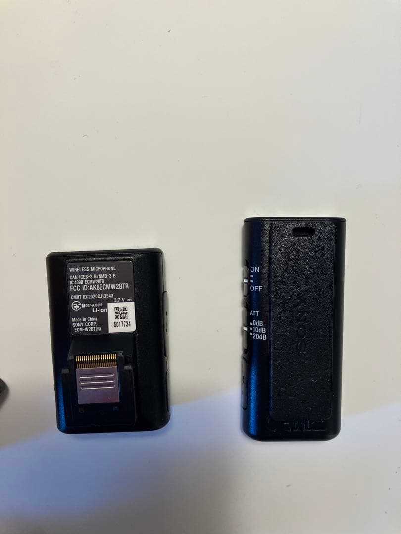 【2回のみ使用】SONY　ECM-W2BT