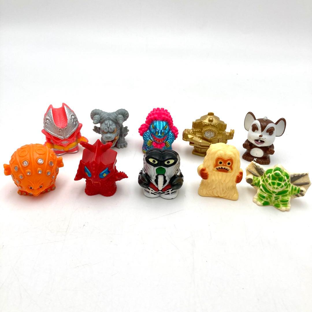 ウルトラマンシリーズ 他おまけ 指人形 ソフビ 62体 まとめ売り