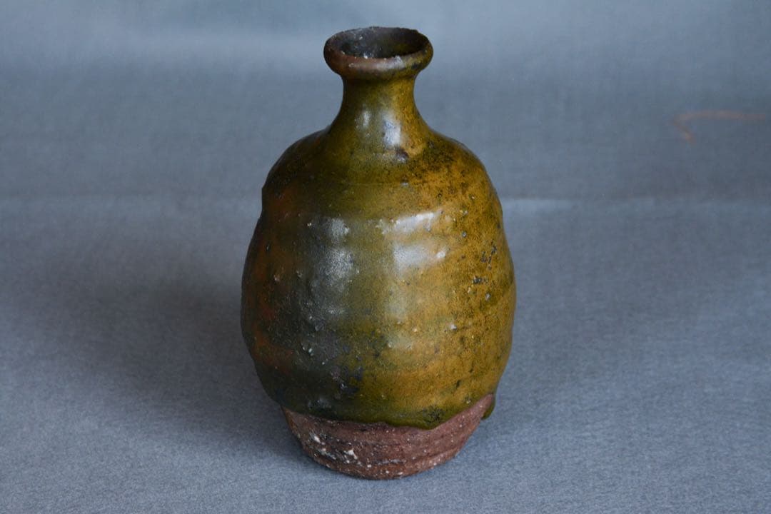 コマイヌ様●【川上清美】黒唐津 徳利