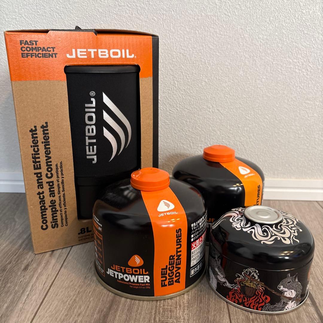 【新品】JETBOIL ZIP 0.8L ＋ガス缶230ml×2