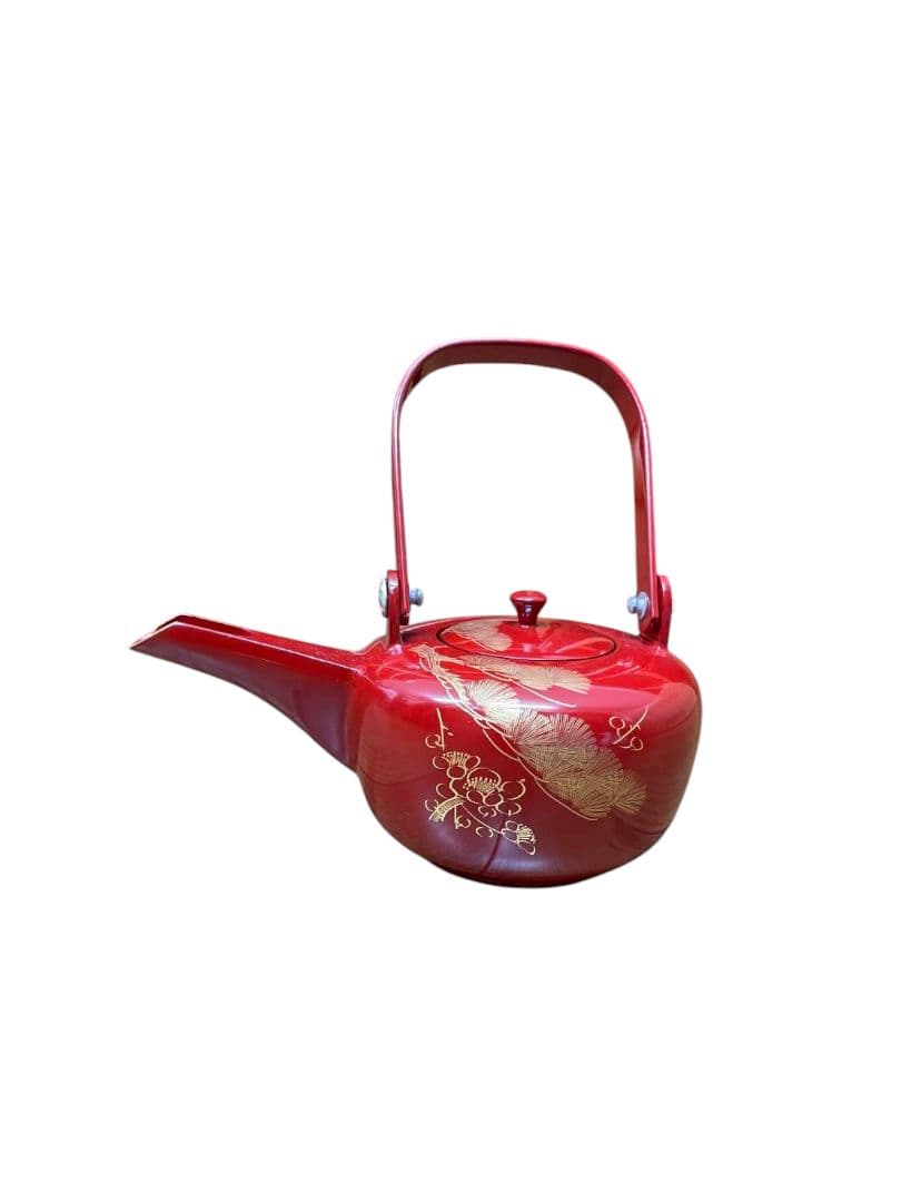 お正月用お屠蘇器セット　漆器　茶器セット　天然木　うるし塗装