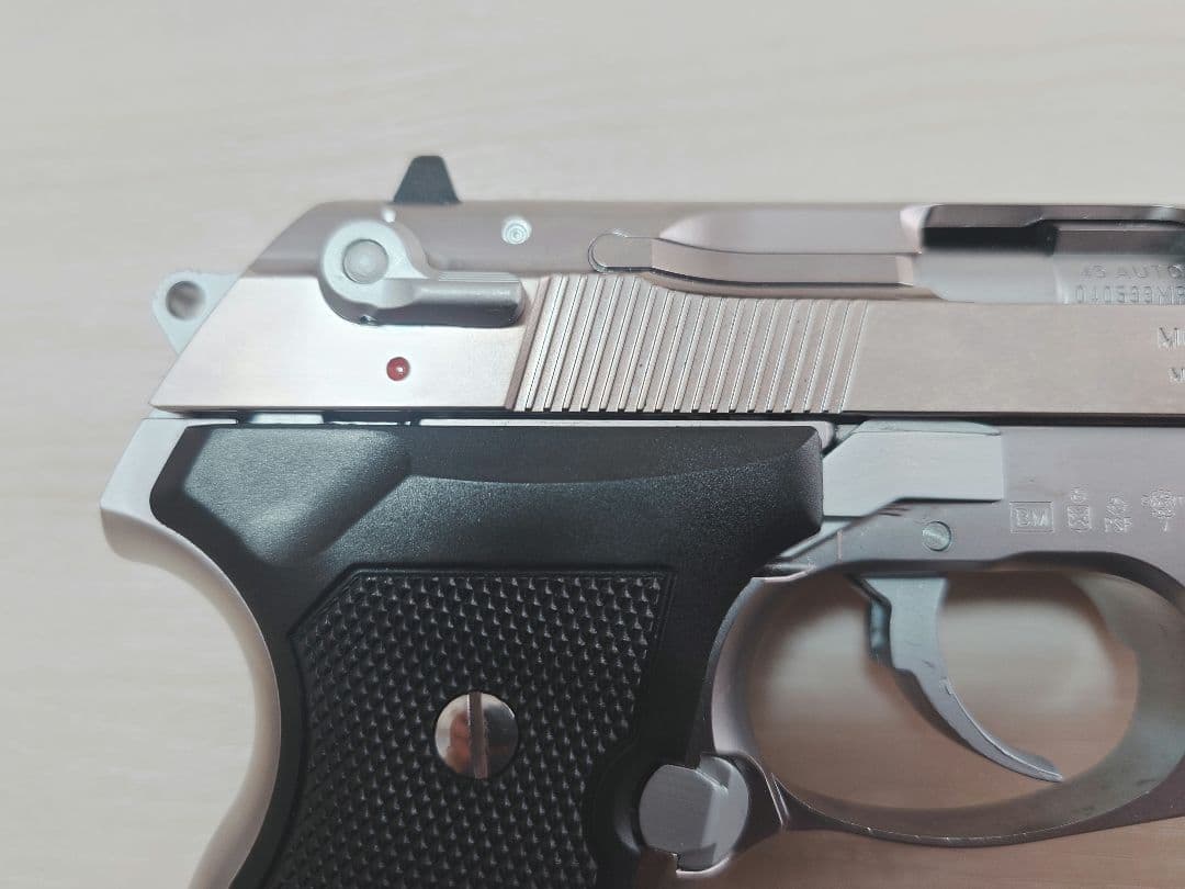 WA M8045 クーガーF INOX ガスブロ シルバーメッキ