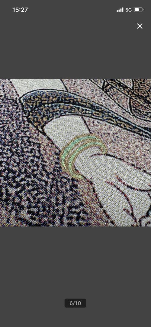 高級西陣美術織掛け軸　桜観音　丸山寿美作　ビッグサイズ　超美品　128万の品