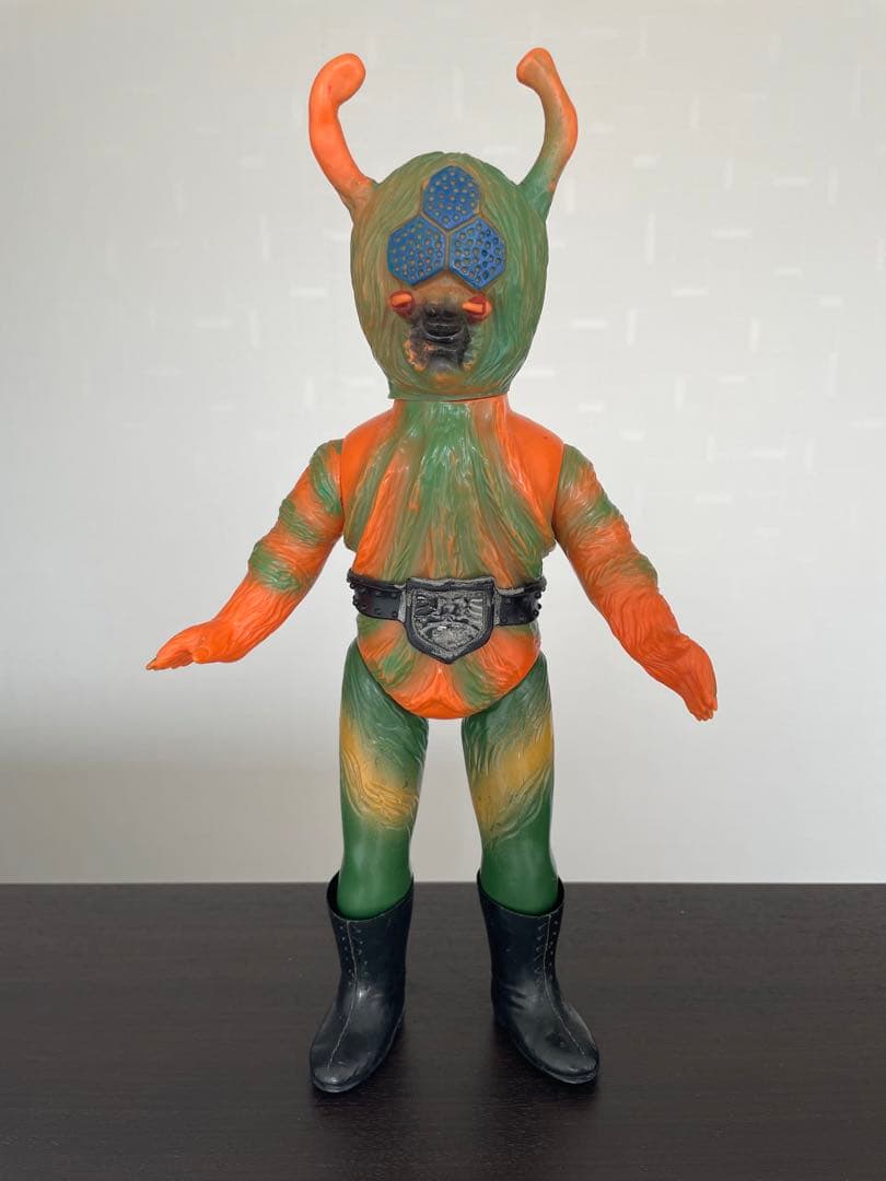 【美品】当時物 旧バンダイ スタンダードソフビ 仮面ライダー 蜘蛛男 石森プロ