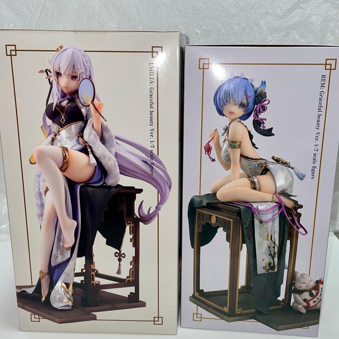 【フィギュア】優雅美人 Re:ゼロから始める異世界生活 リゼロ エミリア レム