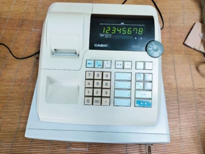 カシオレジスター　100ER　簡単便利特殊　送料込　464121