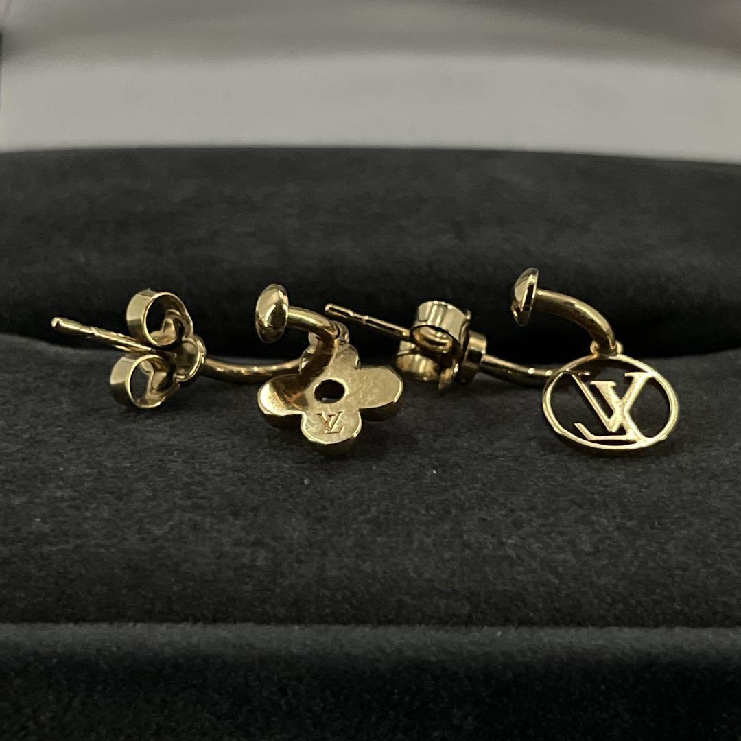 良品　正規品　ルイヴィトン　ピアス　ブックルドレイユ　ブルーミング　フラワー